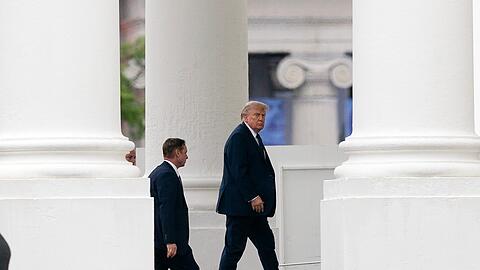 Trump hat sich zu einem m&ouml;glichen Rahmenabkommen mit dem Iran ge&auml;u&szlig;ert.