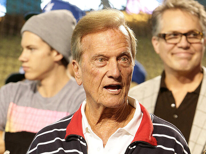 Pat Boone auf der Überraschungsparty zu Larry Kings 80. Geburtstag im November 2013