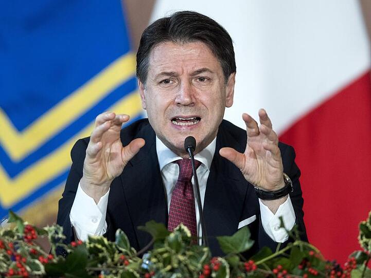 Italiens Ministerpräsident Giuseppe Conte will bis zur nächsten Parlamentswahl im Frühjahr 2023 weiterregieren.
