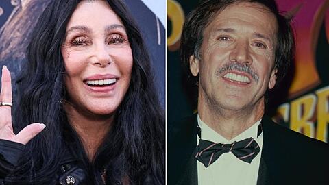 Cher neben ihrem 1998 verstorbenen Ehemann Sonny Bono.