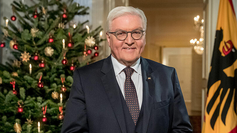 Bundespräsident Frank-Walter Steinmeier in seinem Amtssitz in Berlin.
