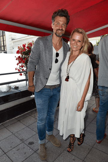 Wayne Carpendale und Nova Meierhenrich bei Filmfest-Veranstaltung von "Longchamp" und "Constantin Film" im In-Restaurant "The Grill".
