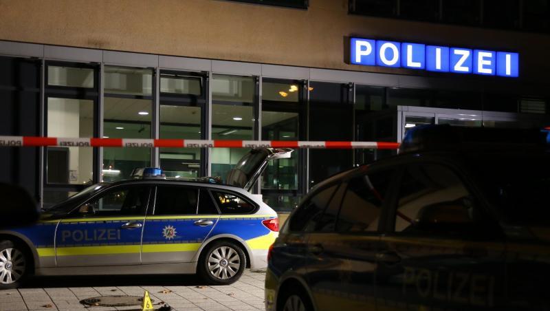Der Tatort vor einer Polizeistation in Gelsenkirchen Anfang Januar. Der Tatort vor einer Polizeistation in Gelsenkirchen Anfang Januar.