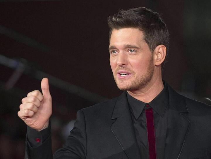 Sänger Michael Buble kommt zur Premiere des Films "Tour Stop 148" beim 11. Filmfestival. Foto: Giorgio Onorati/Archiv