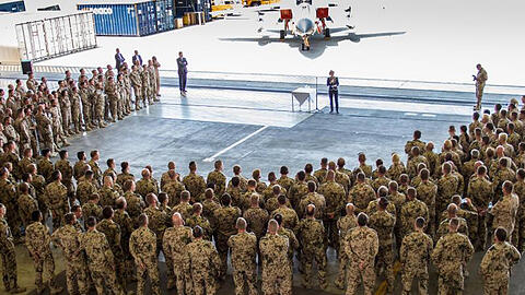Verteidigungsministerin Ursula von der Leyen bei einem Besuch in Incirlik am 1. Juli 2016.