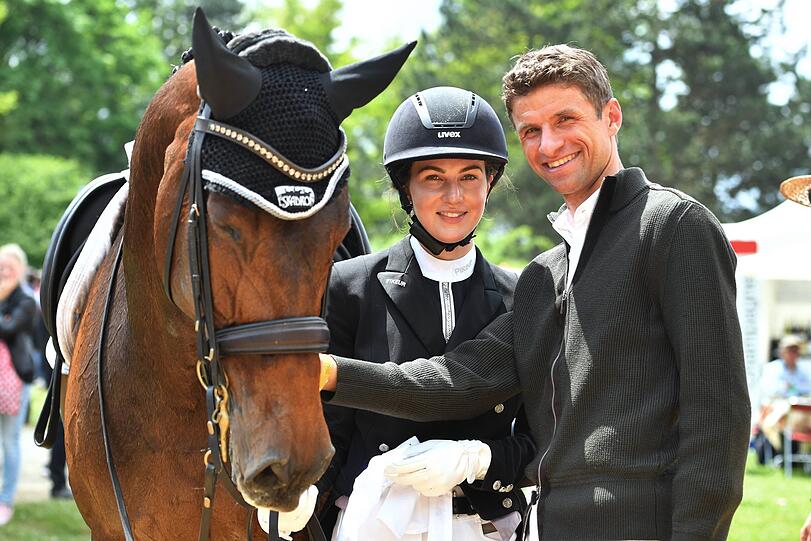 Thomas Müller und seine Frau Lisa.