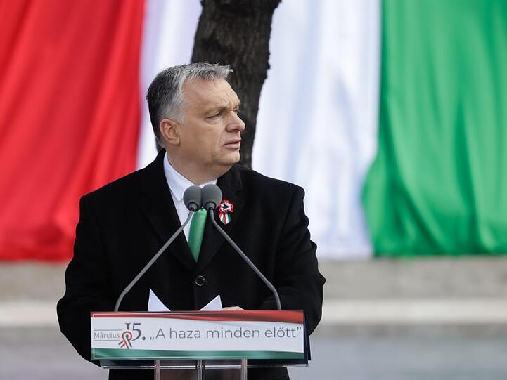 "Wir wollen starke Nationalstaaten, und wir wollen starke Führer an der Spitze Europas sehen", erklärte Orban.