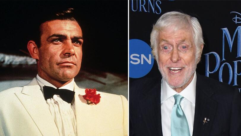 Die weitere Geschichte der James-Bond-Reihe hätte mit Dick Van Dyke (r.) als Nachfolger von Sean Connery wohl eine gänzlich andere Richtung eingeschlagen.
