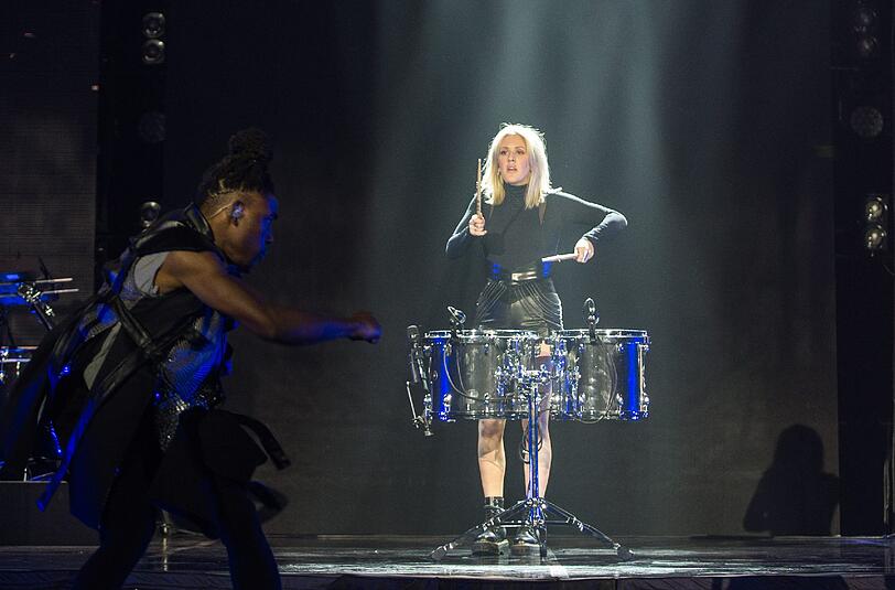 Ellie Goulding gab ein Konzert in der Olympiahalle.