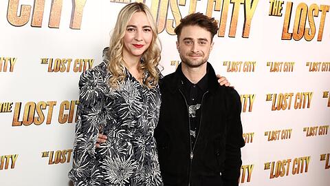 Daniel Radcliffe mit Freundin Erin Darke in New York.