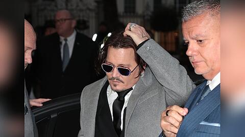 Neuer Look: Johnny Depp in London.