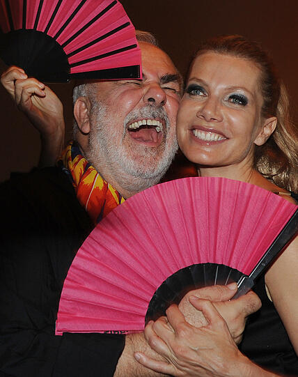 Auch Schauspielerin Ursula Karven ließ sich von Udo Walz die Haare machen.