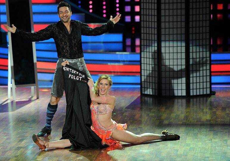 Dabei hatte sie sich mit Tanzpartner Sergiy Plyuta...