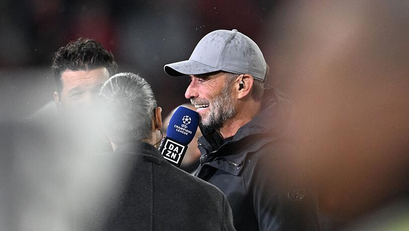 Das Interview von Bundestrainer Klopp in der Halbzeit des Bayern-Spiels gegen Arsenal sorgt noch immer für Gesprächsstoff. (Archivbild) Das Interview von Bundestrainer Klopp in der Halbzeit des Bayern-Spiels gegen Arsenal sorgt noch immer für Gesprächsstoff. (Archivbild)