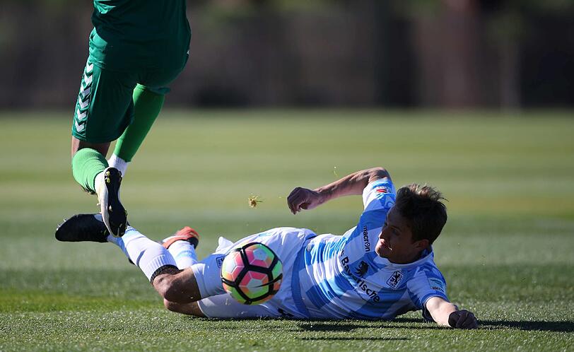 Der TSV 1860 erkämpfte sich ein 0:0 gegen Vitoria Setúbal. Sehen Sie hier die Bilder aus Troia.