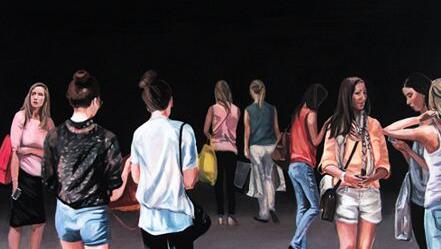 Dieses Gemälde von Kerstin Emrich-Thomas ist in der Ausstellung "Urbane Bühne - junges Porträt" ab 2. Oktober im Kulturzentrum Trudering zu sehen. Dieses Gemälde von Kerstin Emrich-Thomas ist in der Ausstellung "Urbane Bühne - junges Porträt" ab 2. Oktober im Kulturzentrum Trudering zu sehen.