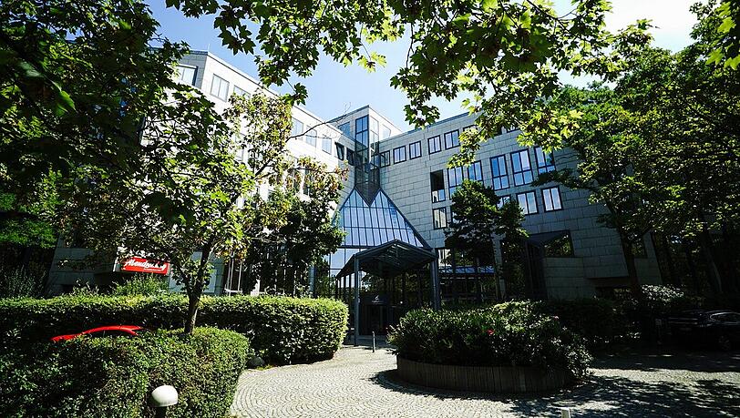 Alpha-Haus: Der Sitz der Abendzeitung am Landaubogen.