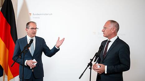 Die konservativen Innenminister demonstrieren Harmonie.