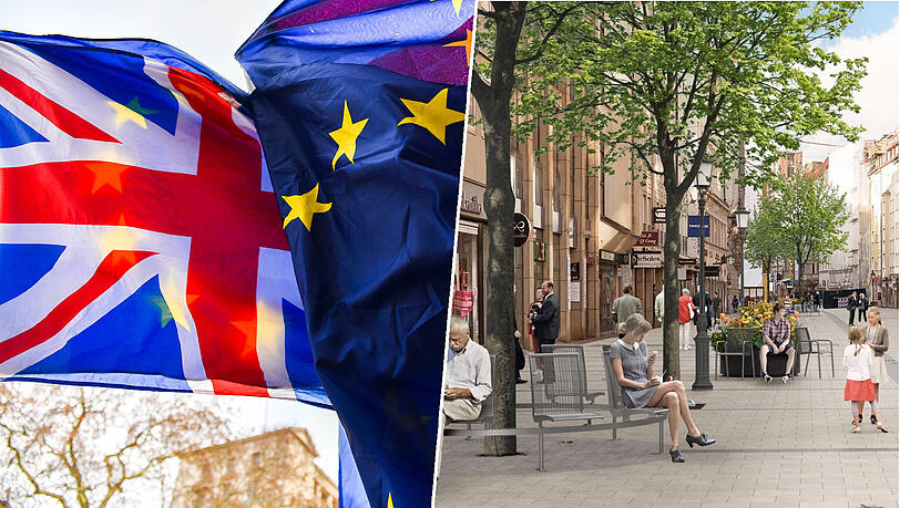 Links: Der bevorstehende Brexit trifft auch München. Rechts: Die Sendlinger Straße wird neu gestaltet. Links: Der bevorstehende Brexit trifft auch München. Rechts: Die Sendlinger Straße wird neu gestaltet.