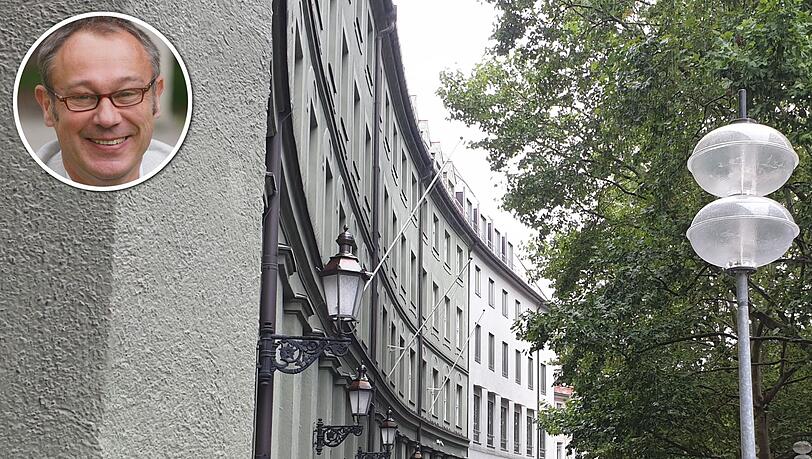 Geschmackssache: Die "Knödellampen" in der Augustinerstraße. Geschmackssache: Die "Knödellampen" in der Augustinerstraße.