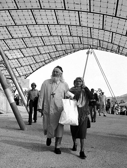 Timofej und seine Frau Natascha bei den Olympischen Spielen 1972.