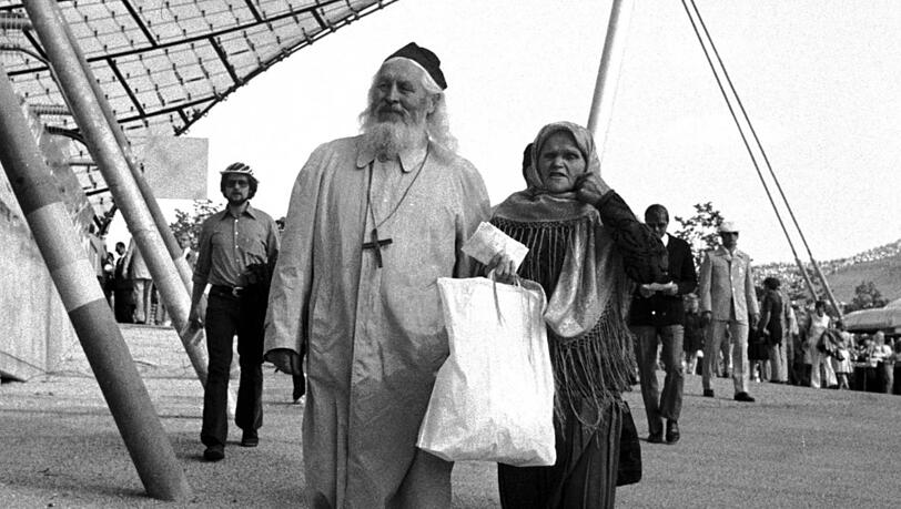 Timofej und seine Frau Natascha bei den Olympischen Spielen 1972. Timofej und seine Frau Natascha bei den Olympischen Spielen 1972.