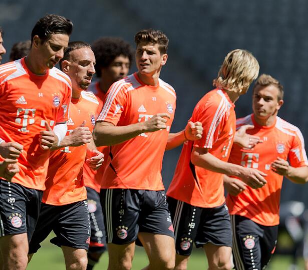 Die Bilder vom Training in der Allianz Arena