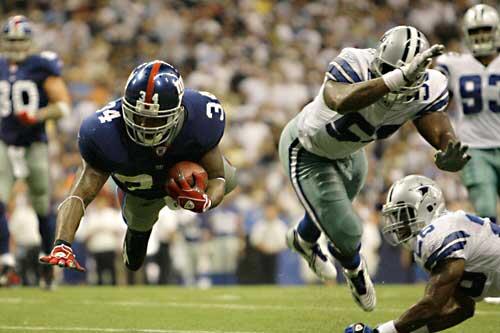 Jede Menge Aggressionspotential: Football-Spiel in New York