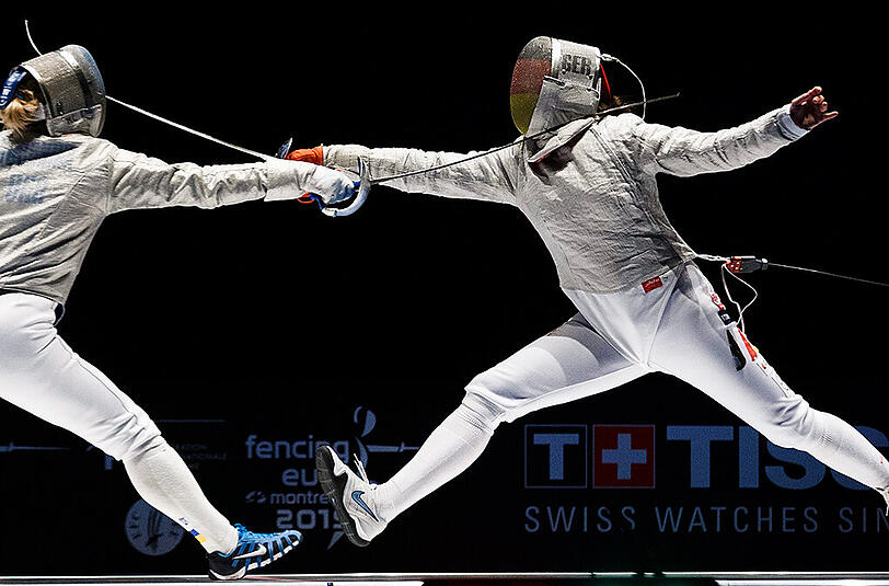 Die deutschen Säbelfechterinnen sind bei der EM in Montreux im Viertelfinale gescheitert.