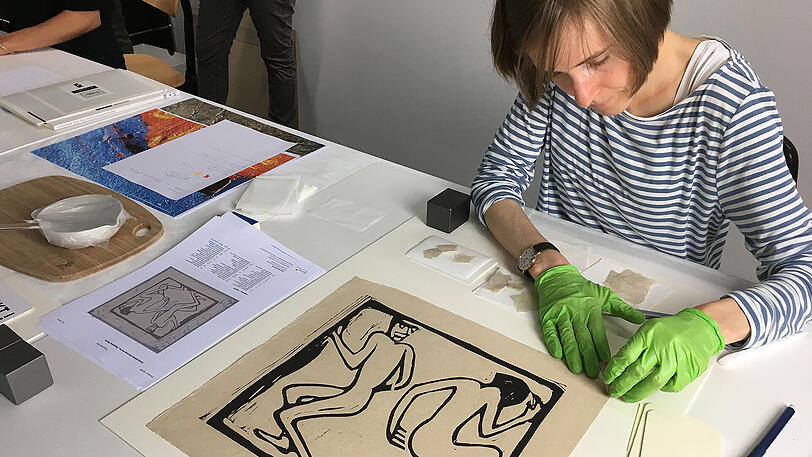Die von Gurlitt gesammelte Kunst war in schlechtem Zustand, deshalb wird sie in Bern restauriert.
