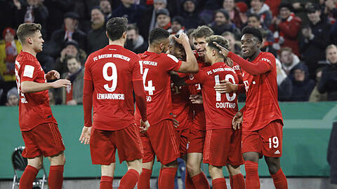 Jubeln die Bayern am Dienstagabend auch gegen den FC Chelsea?