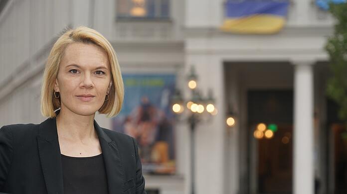 Im Wartestand: Laura Dornheim am Dienstag in München.