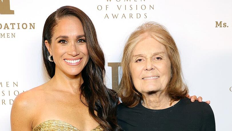 Herzogin Meghan (li.) und Gloria Steinem bei einem gemeinsamen Auftritt. Herzogin Meghan (li.) und Gloria Steinem bei einem gemeinsamen Auftritt.