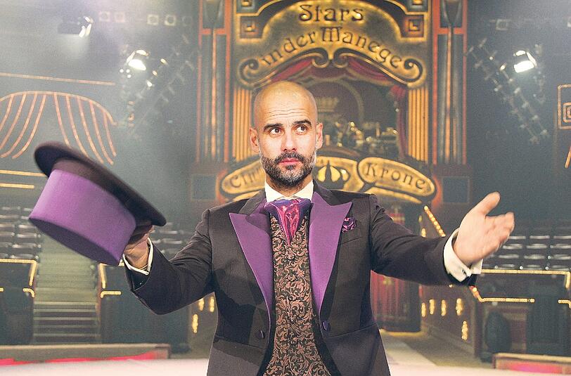 Zirkusdirektor Pep Guardiola diktiert das Spiel des FC Bayen.
