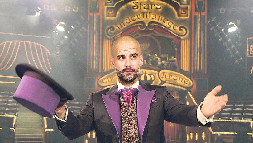 Zirkusdirektor Pep Guardiola diktiert das Spiel des FC Bayen. Zirkusdirektor Pep Guardiola diktiert das Spiel des FC Bayen.