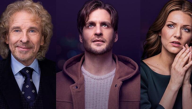 Thomas Gottschalk (l.), Alexander Klaws und Ella Endlich sind Teil von "Die Passion".