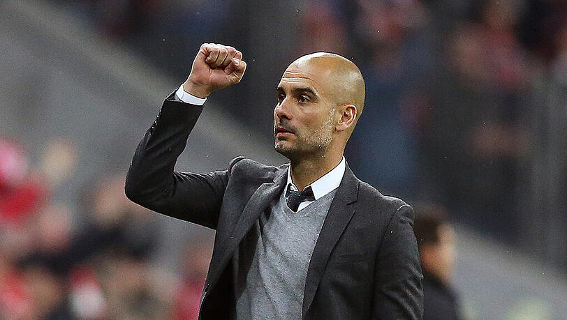 Beendet er seine letzten Saison als Bayern Trainer mit zwei Titeln? Pep Guardiola. Beendet er seine letzten Saison als Bayern Trainer mit zwei Titeln? Pep Guardiola.