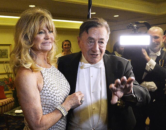 Organisator Richard Lugner mit Star-Gast Goldie Hawn.