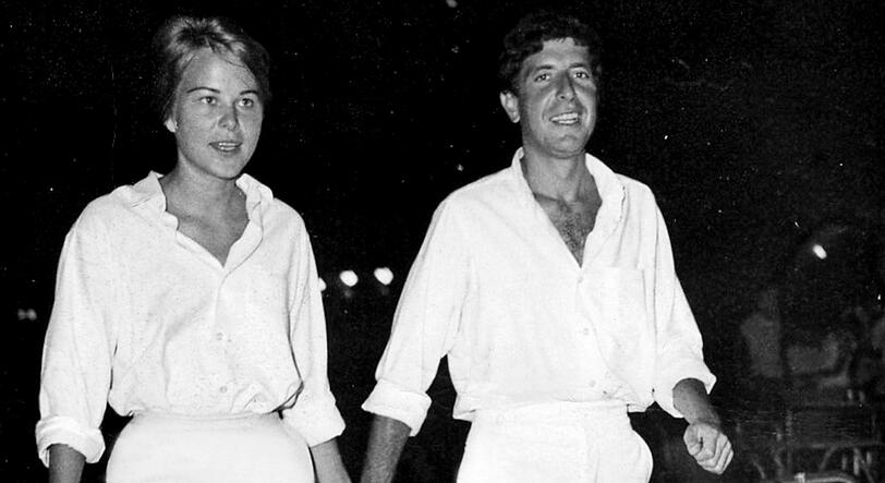 Marianne Ihlen und Leonard Cohen in den 1960ern.