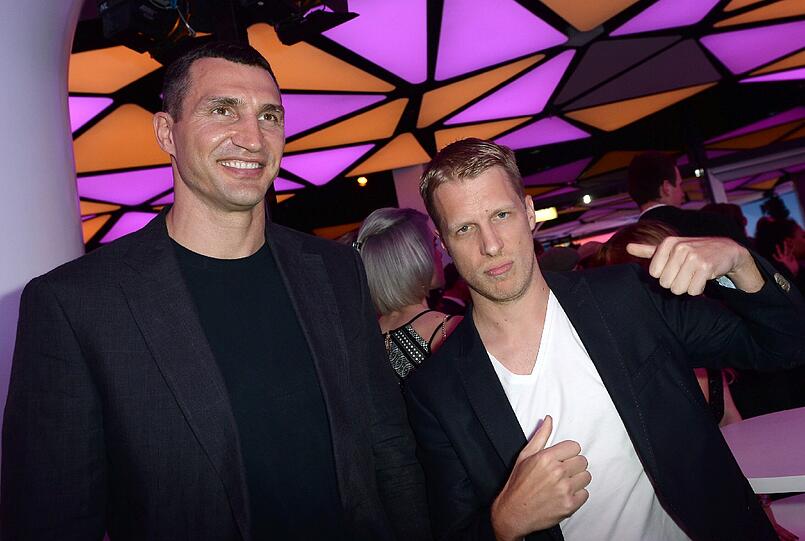 Wladimir Klitschko und Oliver Pocher