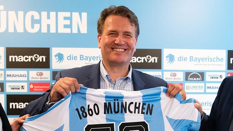 Löwen-Hauptsponsor: "die Bayerische" um Vorstandsmitglied Martin Gräfer.