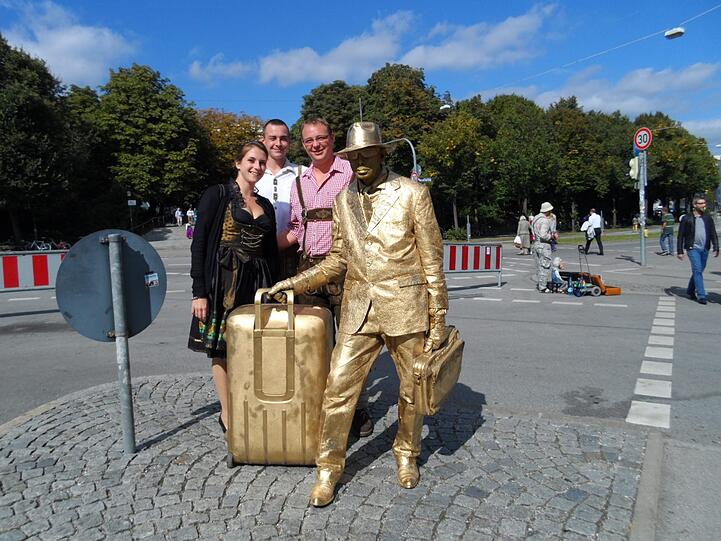 Goldene Verpackung