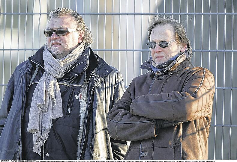 Die Schwergewichte bei der SpVgg Unterhaching: Schatzmeister Anton Schrobenhauser (l.) und Präsident Engelbert Kupka.