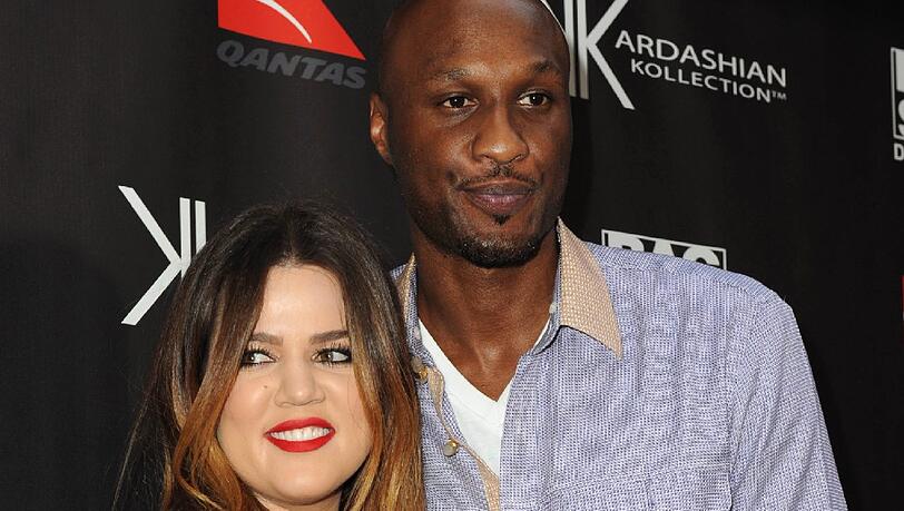 Lamar Odom und seine Noch-Ehefrau Khloé Kardashian im November 2011 Lamar Odom und seine Noch-Ehefrau Khloé Kardashian im November 2011
