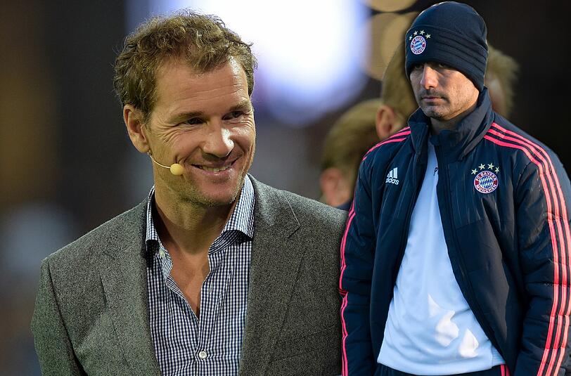 Glaubt, dass die Liga ohne Pep Guardiola (r.) spannender werden könnte: Jens Lehmann