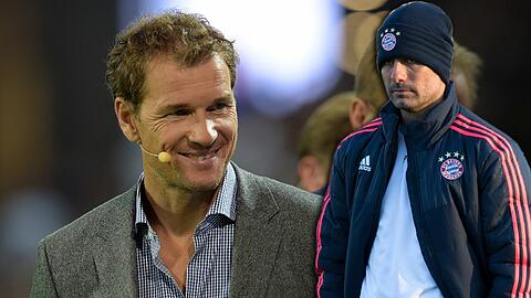 Glaubt, dass die Liga ohne Pep Guardiola (r.) spannender werden könnte: Jens Lehmann