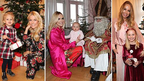 Strahlende Kinderaugen, glückliche Promi-Mamas und mittendrin der Nikolaus...