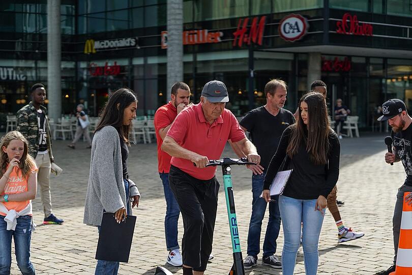 Jeder hatte Spaß auf dem Parcours