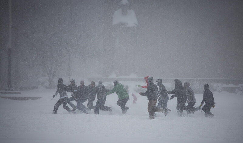 Die Bilder vom Schneechaos im Osten der USA.