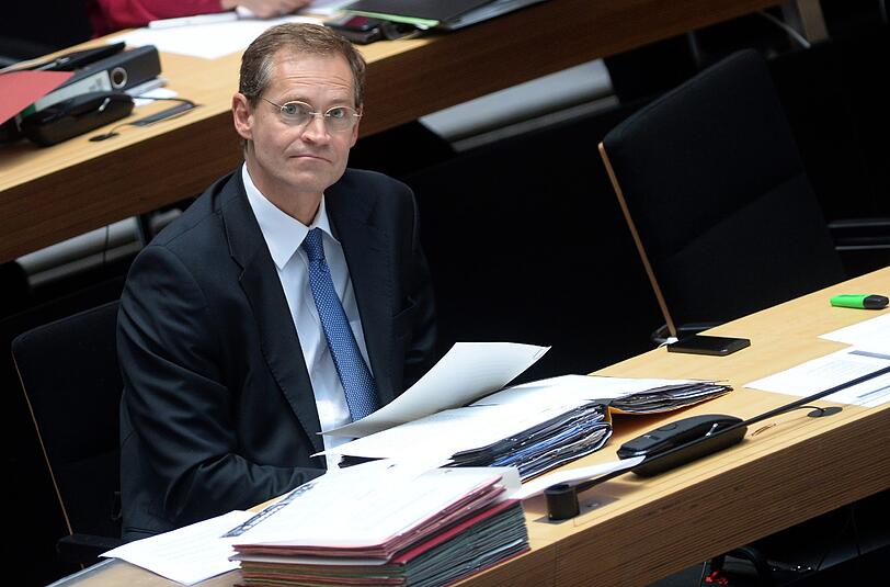 Michael Müller im Berliner Abgeordnetenhaus. (Archivbild)